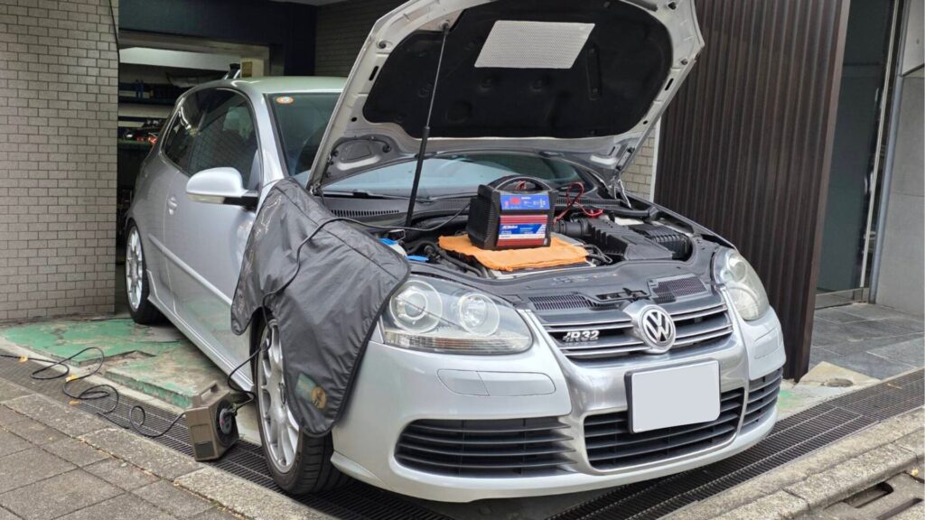 ゴルフ5R32：GIACステージ1施工