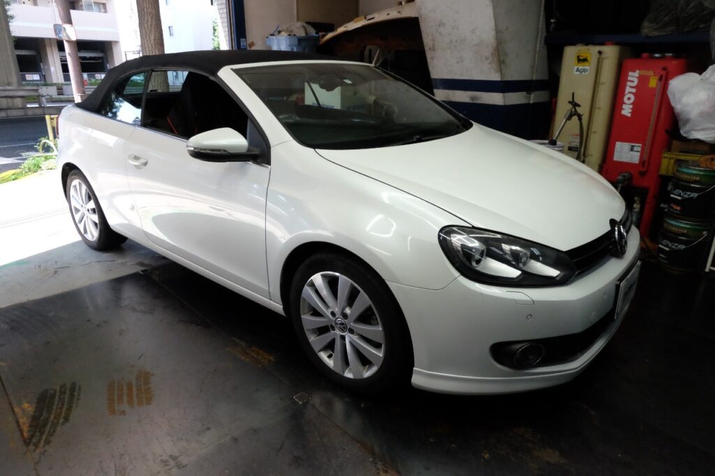 Golf 6 Cabrio「LussoRosso Water repellent Shampoo・Water repellent Top Coating・Ultra Dry Cloth」
