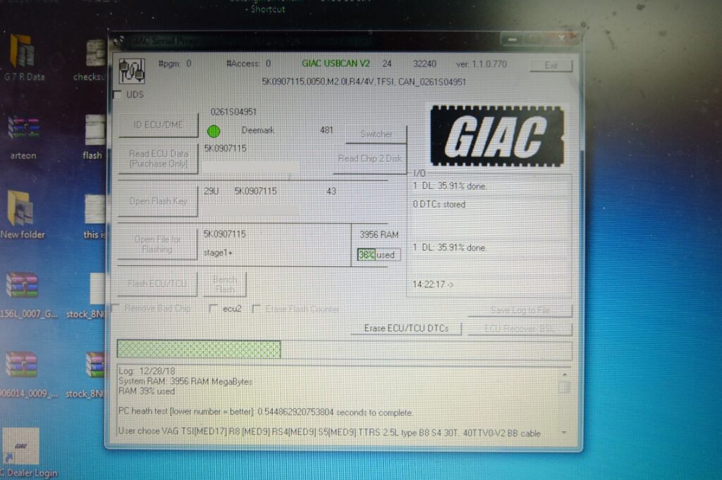 Golf 6 GTI「GIAC Tuning Data Install」